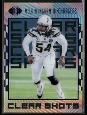 2019 Panini Illusions #CS-MI Melvin Ingram III Clear Shots Blue #/299