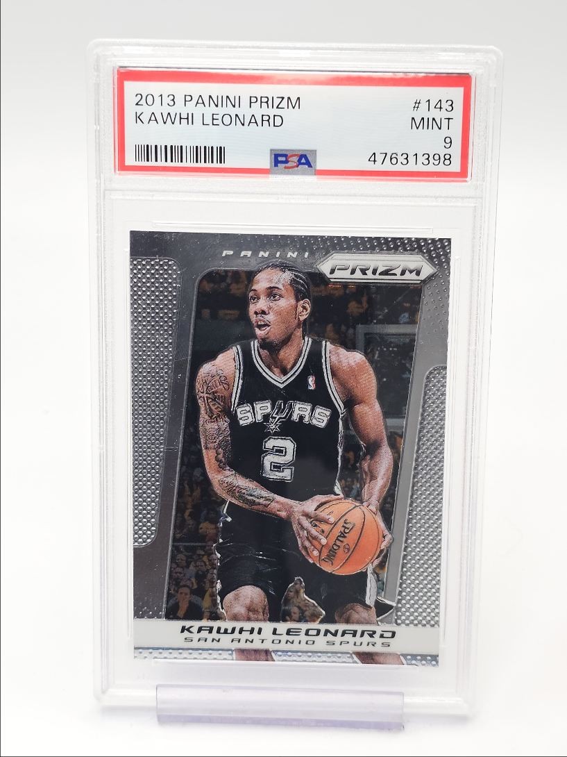 KAWHI LEONARD 2013-14 PANINI PRIZM BASKETBALL SPURS #143 MINT PSA 9 Q6988
