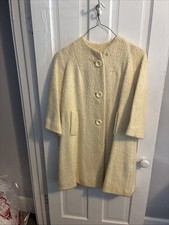 Vintage 1950 s Or 1960 s Mohair Swing Coat. Small Size