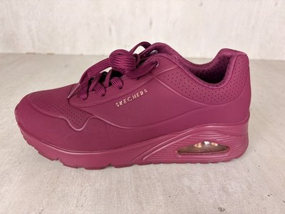 (K238) Skechers Uno Stand on Air Gr. 38 Sneaker Damen Plum Violett Neuwertig