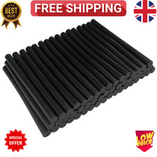 Hot Melt Glue Sticks 100mm x 7mm Black Adhesive for Hot Glue Gun (50 Pcs) 0.14 per stick