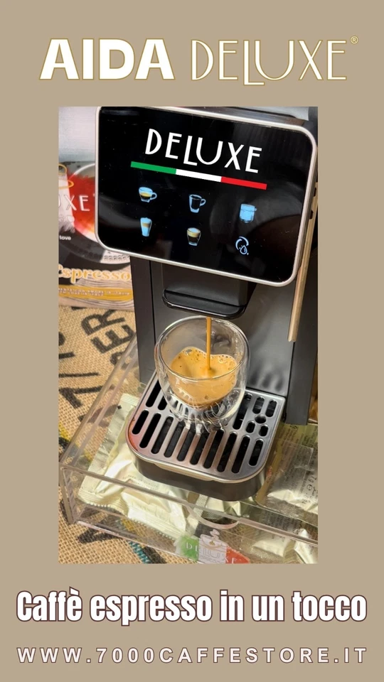 MACCHINA MULTIFUNZIONE A CIALDE ESE CON VAPORE AIDA DELUXE + 150 CIALDE OMAGGIO - Immagine 2 di 4