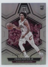 2023-24 Panini Mosaic Rookies Silver Prizm Craig Porter Jr #204 vd3