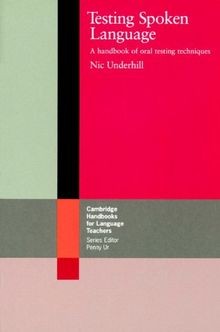 Testing Spoken Language: A Handbook of Oral Testing... | Buch | Zustand sehr gut