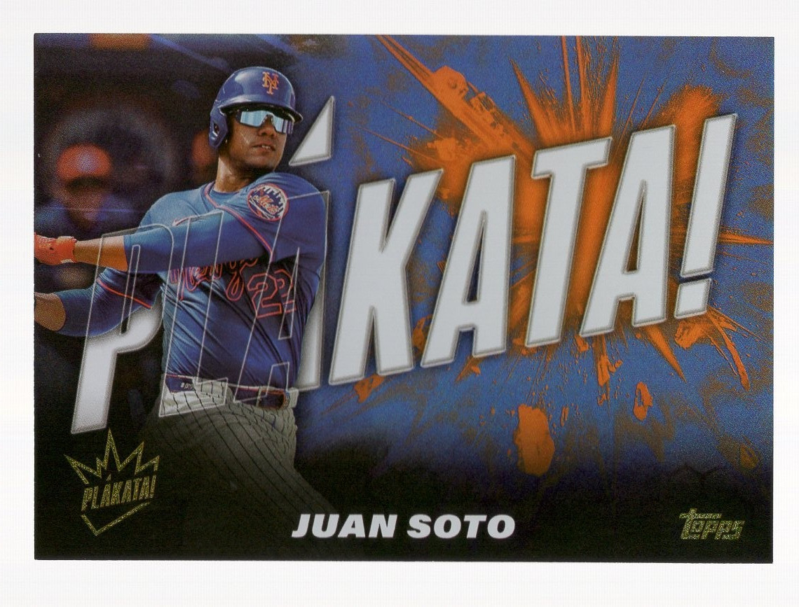 JUAN SOTO 2025 TOPPS PLAKATA! #PLAK-33 **NEW YORK METS** CASE HIT SSP
