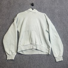 Aritzia TNA Cozy Fleece Perfect Hoodie Womens L Green Pullover Sweatshirt