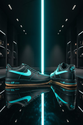Nike - Air Force 1 Low '07 LV8 ''Un-Tiffany'' - Black / Dusty Cactus - Neu mit