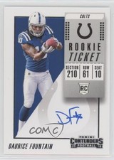2018 Panini Contenders Rookie Ticket RPS Daurice Fountain #137 Auto nd3