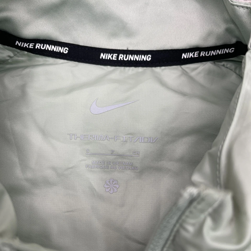 Nike Running Vest Mens Small Jade Down Therma Fit ADV Water Repel FB7542-370 - Image 4 of 4