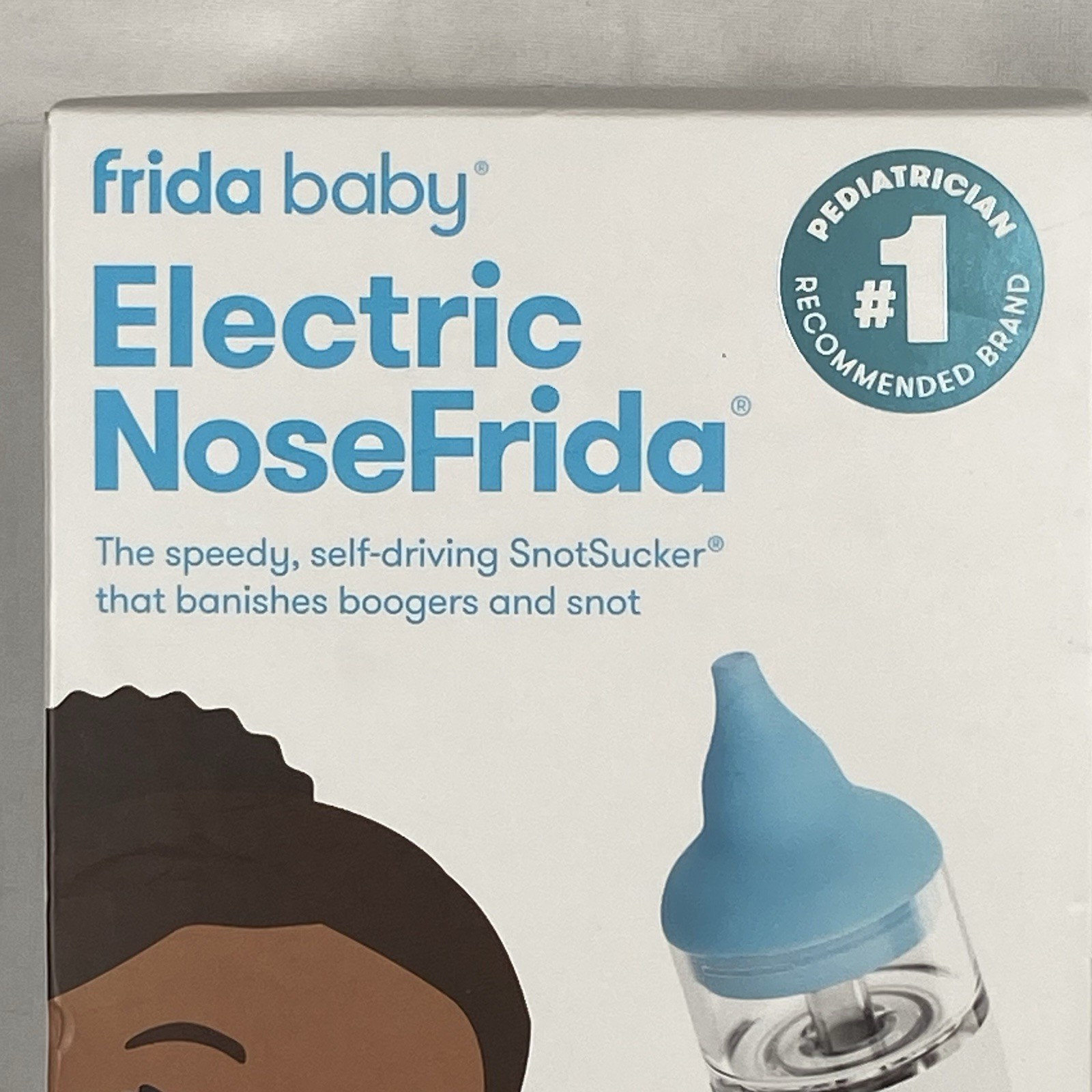 NEW FridaBaby NoseFrida Electric Nasal Aspirator White