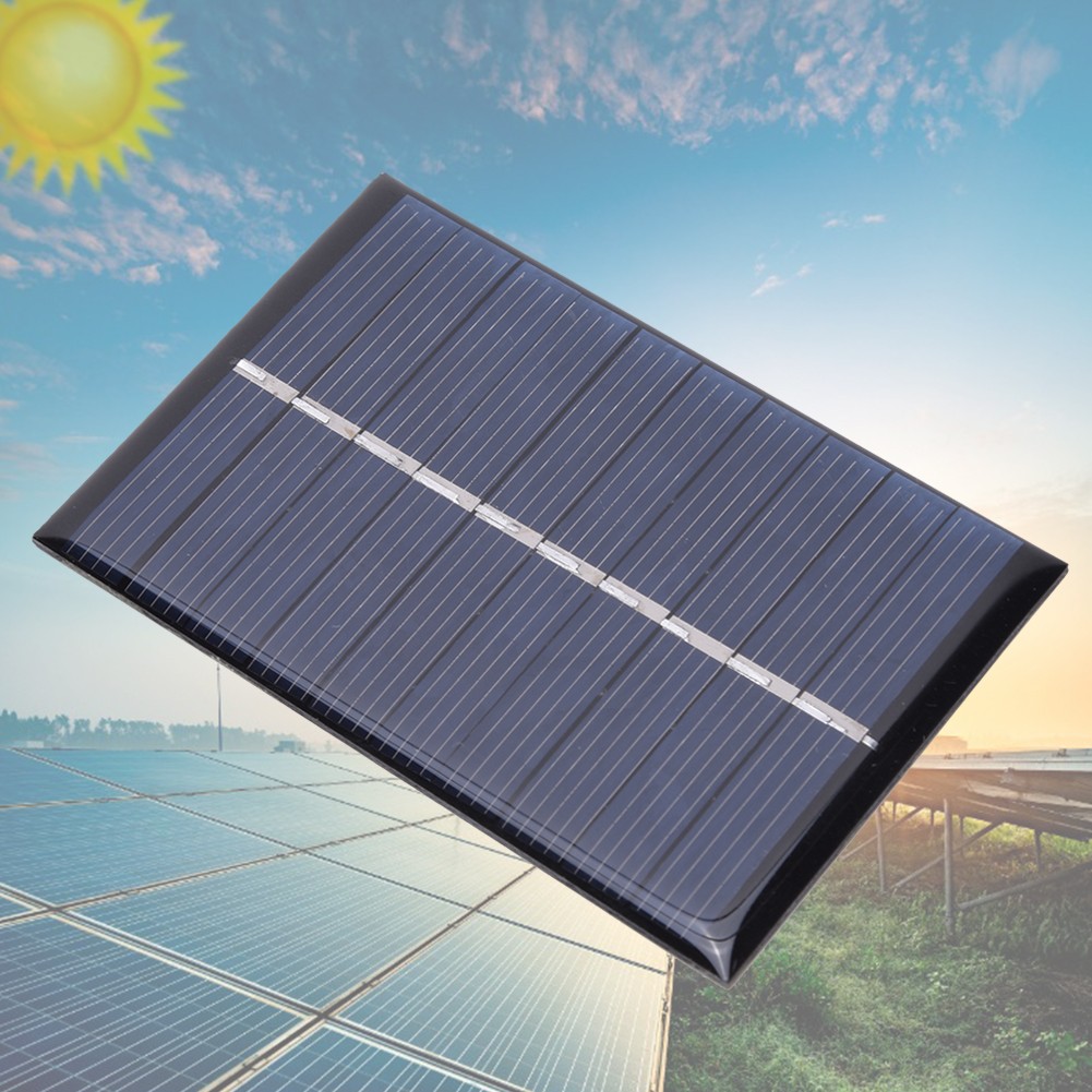2Pcs 0.6W 5V Polysilicon Solar Panel Charging Power Board Charger For Smal KRI✈️