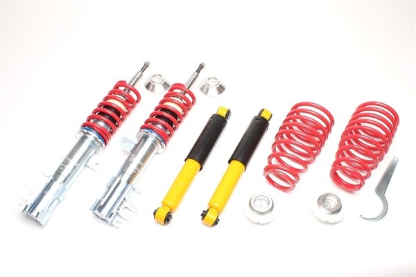 TA Technix Gewindefahrwerk FüR Fiat 500 500C 312 Ford KA II RU8 Schraubfahrwerk-image