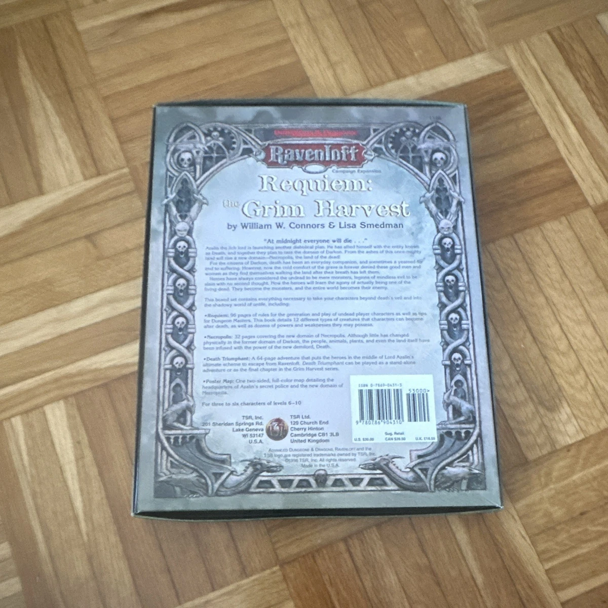 ADED Dungeons & Dragons - Ravenloft - Requiem Grim Harvest - TSR