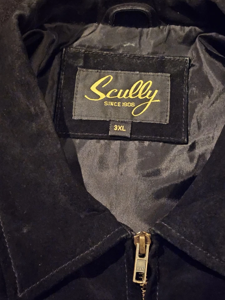 Scully Suede Bomber Jacket Black & Brown Southwestern Jacket Mens Size 3XL - Image 4 of 4