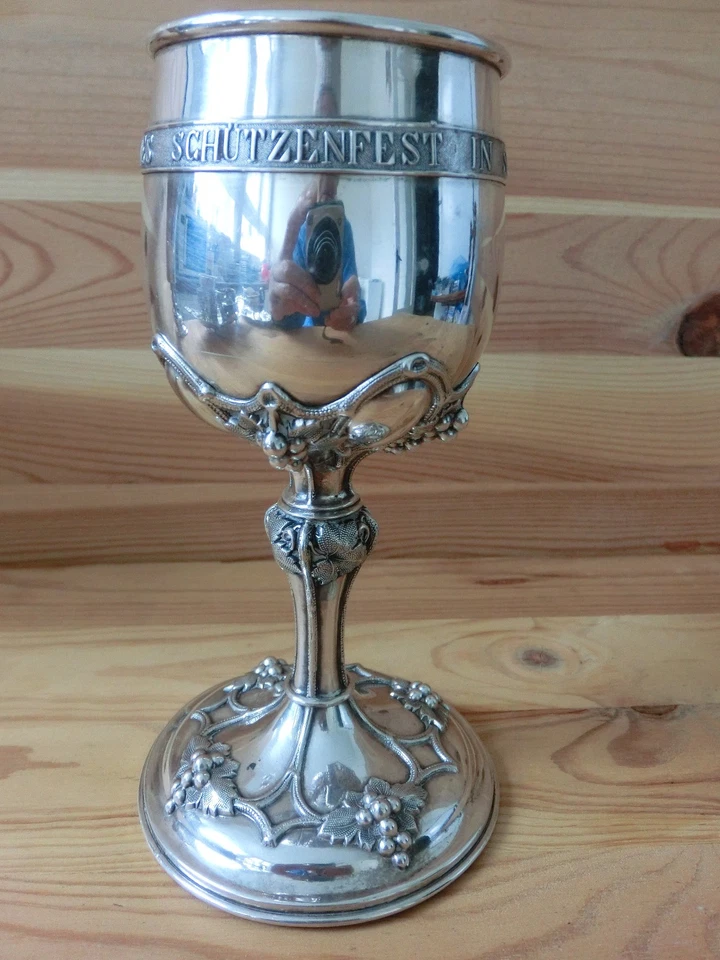 COUPE OU CALICE COMMEMORATIF ARGENT MASSIF SUISSE - Photo 2/4