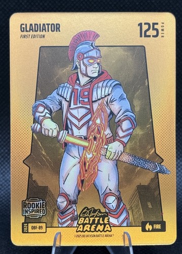 2026 Bo Jackson Battle Arena Gladiator Orange Battlefoil OBF-89 Roman Anthony RC