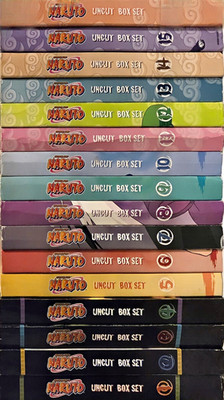 Naruto TV Series DVD Uncut Box Set Volumes 1-16 Anime Animation Collection