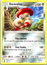 Escavalier 69/111 Rare Crimson Invasion Pokemon NM
