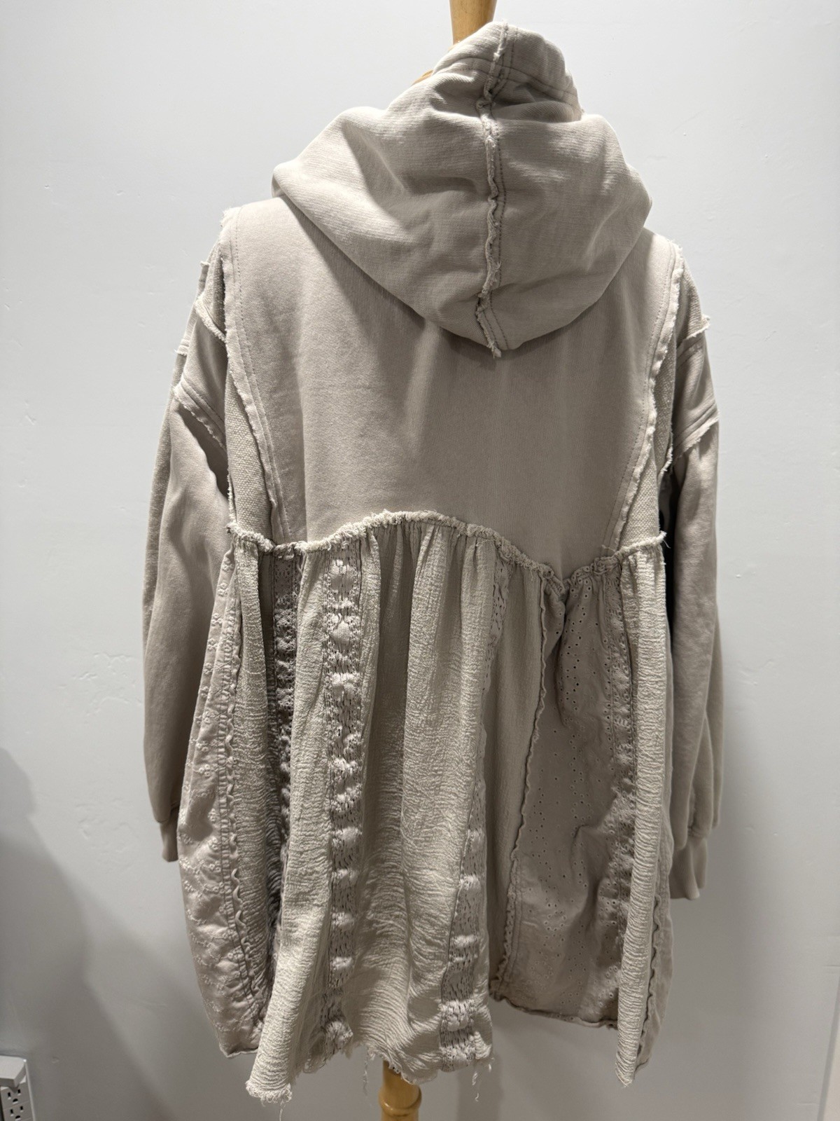 Free People Juniper Pullover eyelets Sweatshirt H… - image 4