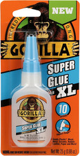 Gorilla Super Glue XL, Clear 25 Gram