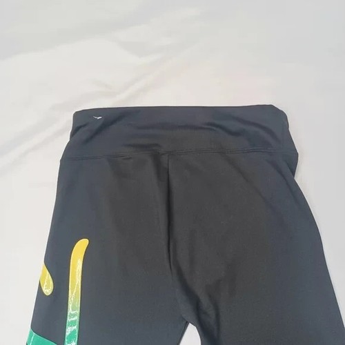 Justice Active Big Girl's Black White Multicolore Logo Print Leggings Size 16/18 - Picture 7 of 8