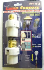 Jobar's Lamp Sensors Light Sensitive 2 Pack New Old Stock in Original Package