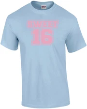 Sweet 16 - 16th birthday t-shirt