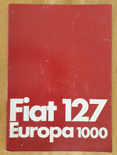 Fiat 127 Europa 1000 Brochure 1978 - 900 1050 Fiat 127 Europa 1000 Brochure 1978 - 900 1050