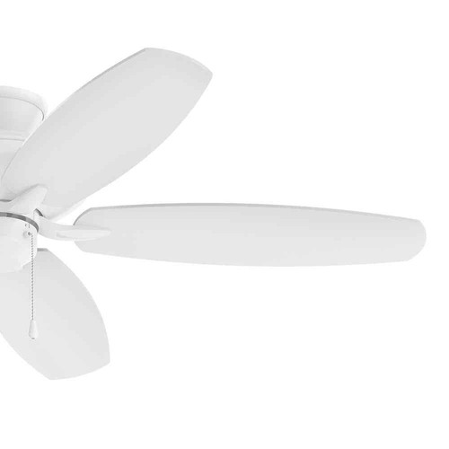 KICHLER Renew Patio 52 in. Indoor/Outdoor Matte White Dual Mount Ceiling Fan - Picture 10 of 11