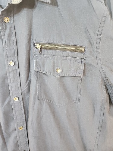 Urban Pipeline Mens 2XL Blue Short Sleeve Button Up Shirt - Picture 5 of 9