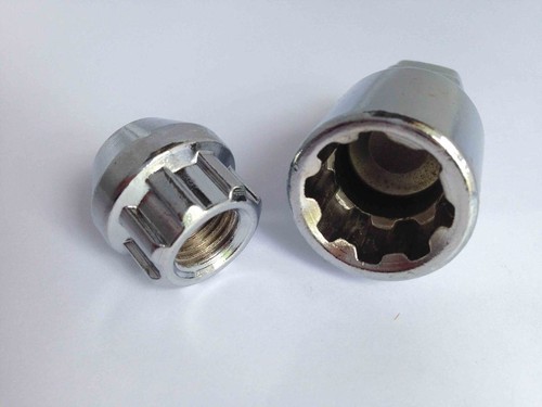 M12 X 1.5 75mm Stud Adapter Set für BMW inklusive Muttern+Verschluss (Silber) - Bild 3 von 5