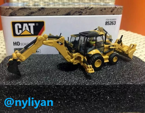1/87 Masters 85263 Caterpillar CAT 450E Backhoe Loader Vehicle Diecast Model - Picture 9 of 9