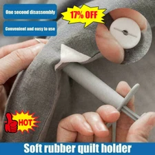 Portable Grippers Clip Clamp Bed Duvet Quilt Covers Sheet Holder Non Slip Set