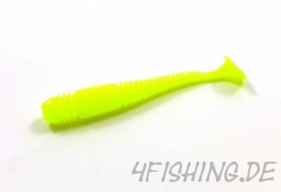 Lucky John Pro Series TIOGA in 2'' (5,1 cm) in YELLOW CHARTREUSE - der Barsch- & 