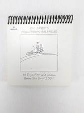 Hallmark Bride's Countdown Calendar 30 Days of Wit & Wisdom Before She Says I Do