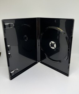 3 TOP QUALITY 14MM SINGLE DVD CASE FLEXBOX, BLACK, PSD12-LS#9