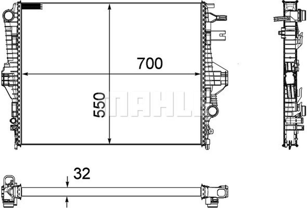 Mahle Premium Line Radiator OEM Quality [CR1184000P] US | eBay