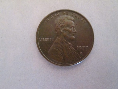 Moneda de un centavo 1977-D/Lincoln Memorial *Rara bonita - Imagen 3 de 4