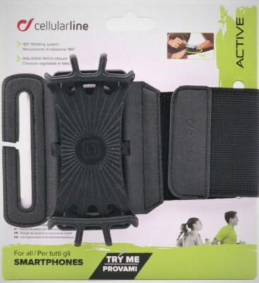 Sportarmband Handy Arm Tasche Sport Fitness Joggingarmband Cellularline  257