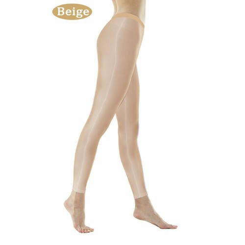 8D Women Ultra Elastic Shiny Glossy Stockings Footless Pantyhose Lingerie Tights - Picture 14 of 29