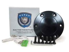 Black 6 Hole Steering Wheel Horn Button Black 6 Hole Steering Wheel Horn Button