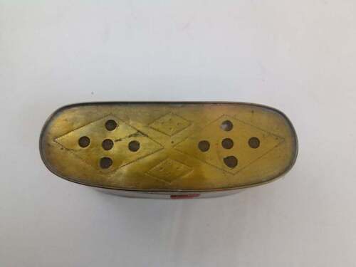 Late 19th Century Qing Chinese Brass Cricket Cage with Windows and Pierced Air. - Bild 4 von 4