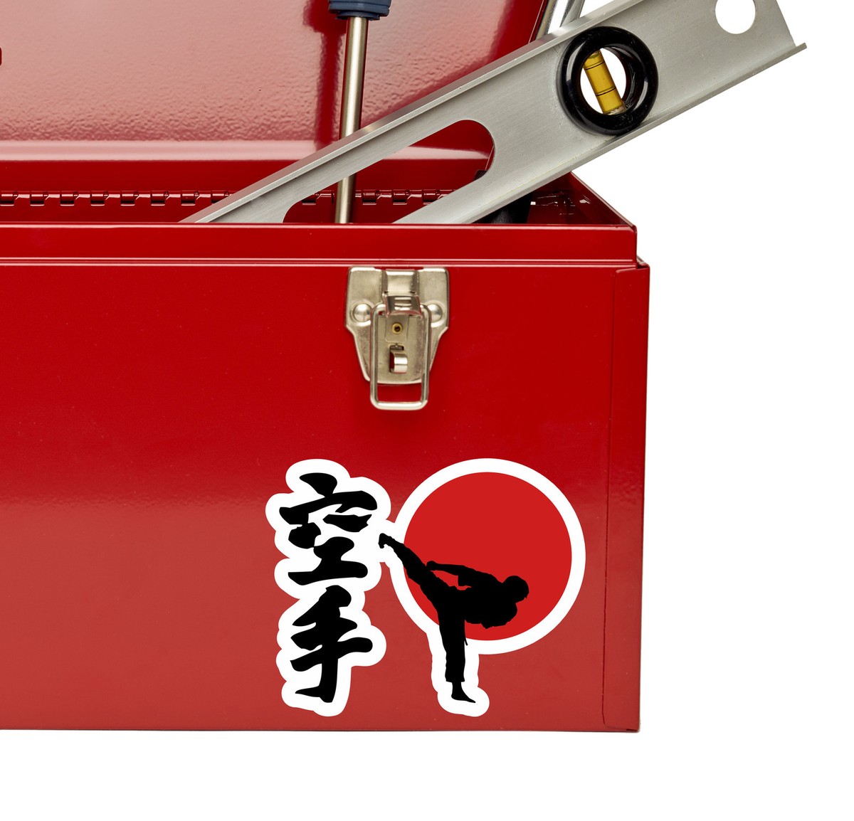 Autocollant Karaté Vinyle - Décal Japonais 10cm | Pour Voiture, Laptop, IPad | Cadeau Arts Martiaux