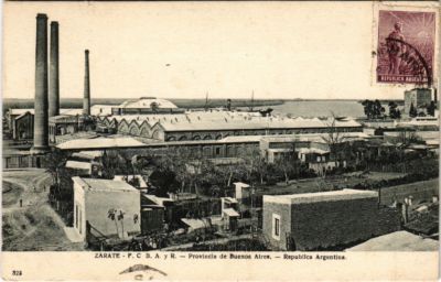 PC CPA ARGENTINA, ZARATE, PROVINCIA DE BUENOS AIRES, VINTAGE POSTCARD (b11696)