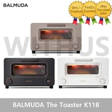 BALMUDA Steam The Toaster K11B Mini Oven Fedex AC 220V / 60Hz Only - Tracking=