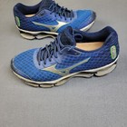 Mizuno Shoe Mens Sz 10.5 Blue Wave Prophecy 4 Turkish Sea Silver Running Sneaker