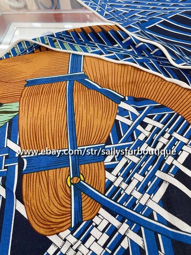 Sallys Boutique 70% Cashmere 30% Silk Wrap Scarf Knit Horse Print Triangle Shawl - Picture 58 of 66