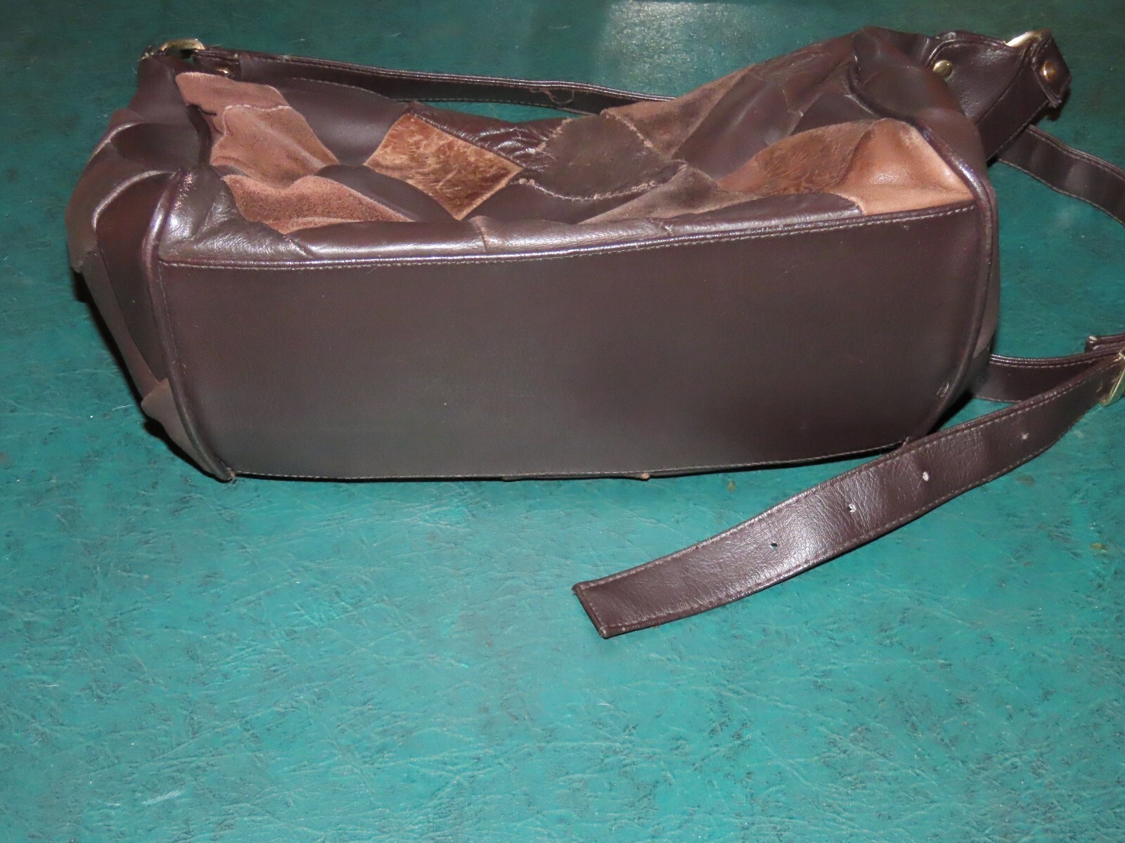 PARTNERS GENIUINE PATCHWORK SOFT LEATHER PURSE - image 3