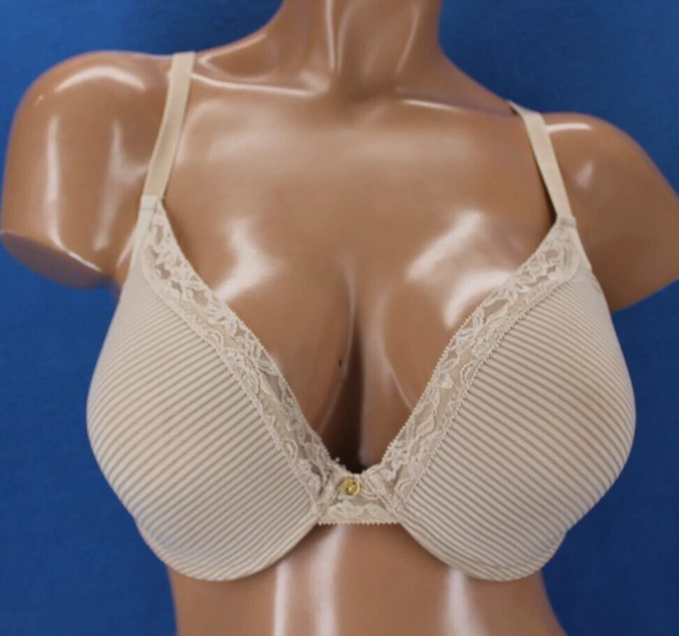 Sujetador Camiseta Acolchada Forrada con Aros Bajos Natori 730062 Mod Talla 36DDD #H5372 Foto 2 de 4