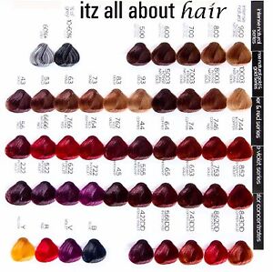 Muk Hair Colour Chart